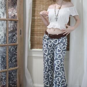 White milkmaid crop top